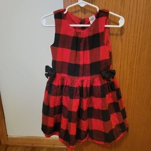 Buffalo plaid Christmas dress